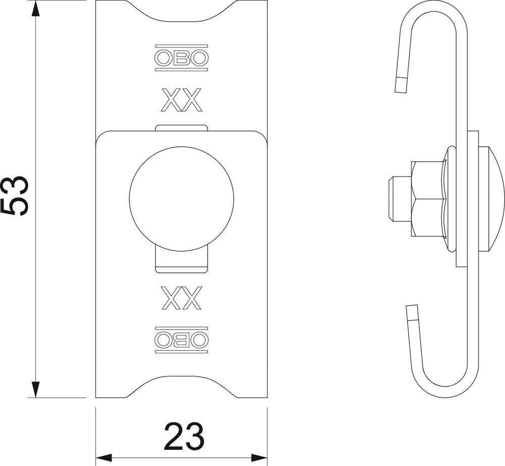 OBO GR-Magic Connector Kabelhalterung System - 6016715 [20 Stück]