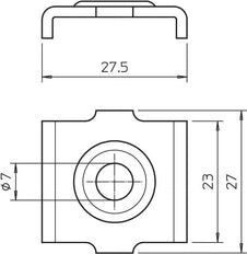 OBO Montagematerial Kabeltragsystem - 6016674 [20 Stück]