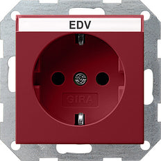 Gira System 55 Wall Socket Outlet (WCD Switchgear) - 147402