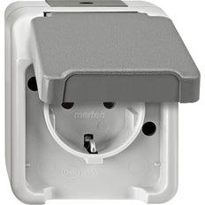 Schneider Electric Merten AQUASTAR Wandsteckdose (WCD-Schaltgerät) - MTN2301-8029