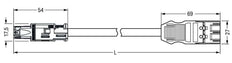 Wago Patch Cord Adjustable Building Installation - 774-9993/1507-701