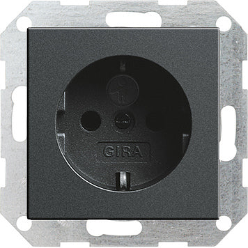 Gira System 55 Wall Socket Outlet (WCD Switchgear) - 045328