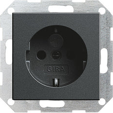 Gira System 55 Wall Socket Outlet (WCD Switchgear) - 045328