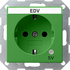 Gira System 55 Wall Socket Outlet (WCD Switchgear) - 268102