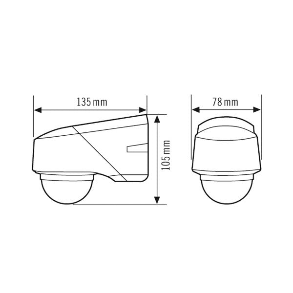 ESYLUX Bewegungsschalter (komplett) - EM10015212
