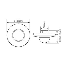 ESYLUX Standard-Bewegungsschalter (komplett) - EM10425103