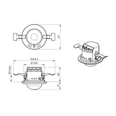 BEG Luxomat Bewegungsschalter (komplett) - 92591