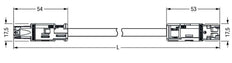 Wago Patch Cord Adjustable Building Installation - 774-9973/006-705