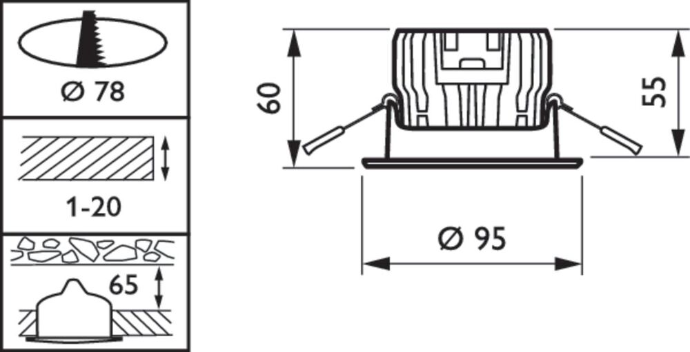 Philips Coreline Downlight/Scheinwerfer/Flutlicht - 38289699