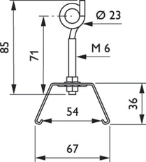 Philips CoreLine Line Mechanisches Versorgungsgehäuse Beleuchtungseinrichtung - 18855699