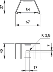 Philips CoreLine Line Mechanisches Versorgungsgehäuse Beleuchtungseinrichtung - 18856399
