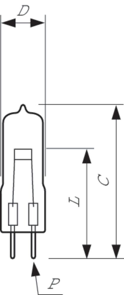 Philips Focusline Halogen Studio-, Projektions- und Fotolampe - 40982950