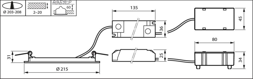 Philips Coreline Downlight/Scheinwerfer/Flutlicht - 33949899