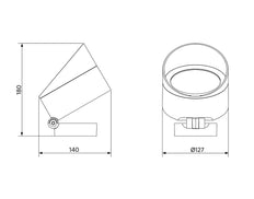 Opple Spot Projektor Downlight/Spotlight/Scheinwerfer - 709000027600