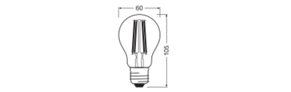 Osram Vintage 1906 LED-Glühbirne - 4058075293298