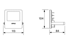 Opple LED-Flutlicht Downlight/Spotlight/Flutlicht - 543006000600