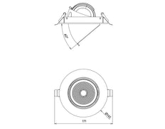 Opple LED Spot Downlight/Spotlight/Floodlight - 541003067900