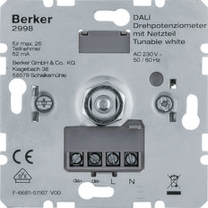 Hager Berker Potentiometer für Lichtsteuerung - 2998