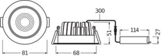Ledvance Spot Downlight/Spotlight/Flutlicht - 4058075127494