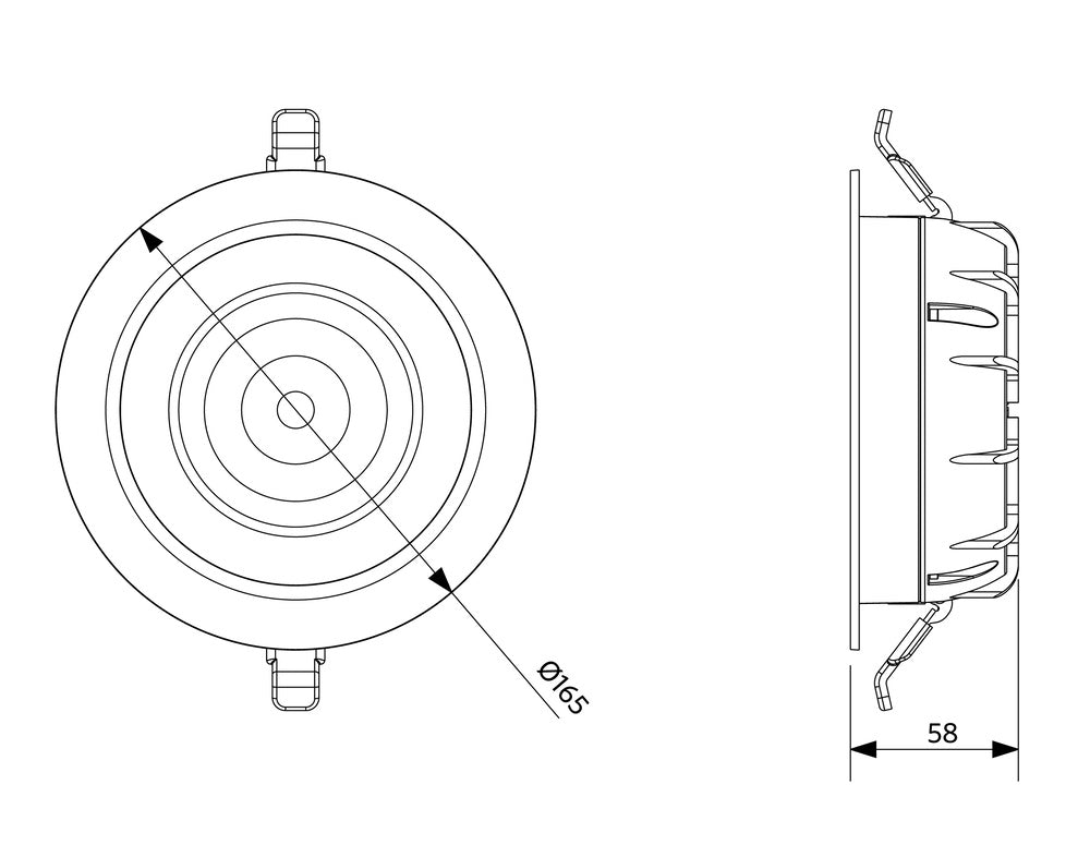 Opple LED-Downlight Downlight/Scheinwerfer/Flutlicht - 140057171