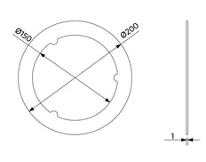 Opple LED Downlight Mechanische Versorgung Gehäuse Beleuchtung Leuchte - 140060650