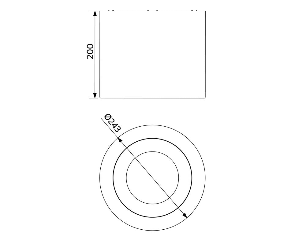 Opple LED Downlight Mechanische Versorgung Gehäuse Beleuchtung Leuchte - 140061243
