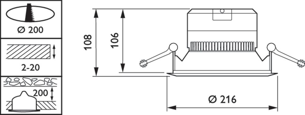 Philips Coreline Downlight/Scheinwerfer/Flutlicht - 32592700