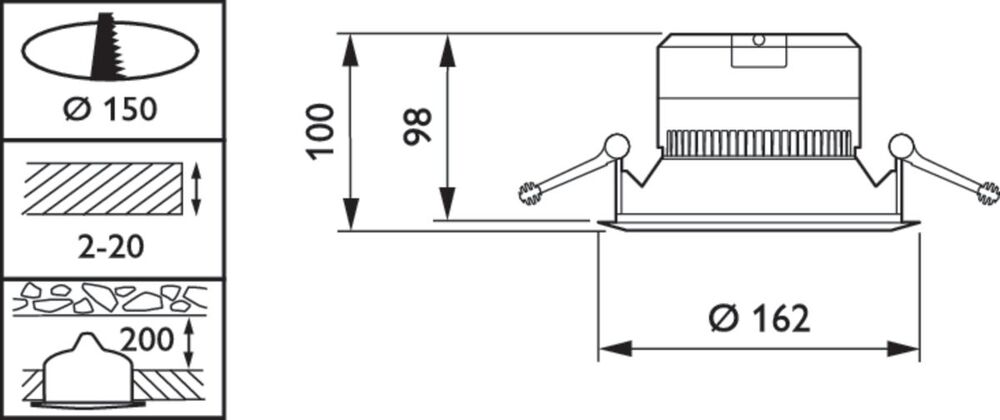 Philips Coreline Downlight/Scheinwerfer/Flutlicht - 32597200
