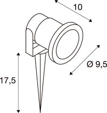 SLV Nautilus Garden/footpath Lighting Fixture - 227418