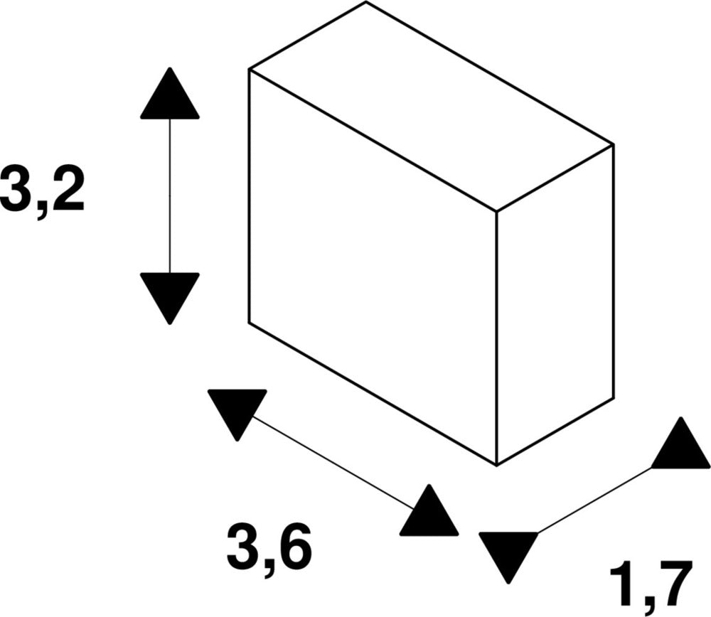 EUTRAC Weißer Endkappen Für 3-Kreis Schienensystem - 1001527 [2 Stück]