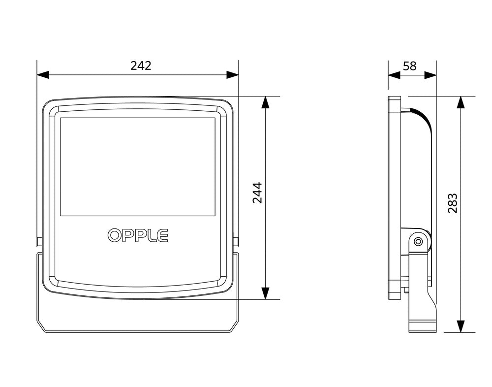 Opple LED-Flutlicht-Downlight/Scheinwerfer/Scheinwerfer - 543017011600