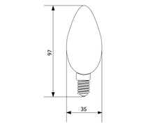 Opple LED Filament LED-lamp - 500011000200