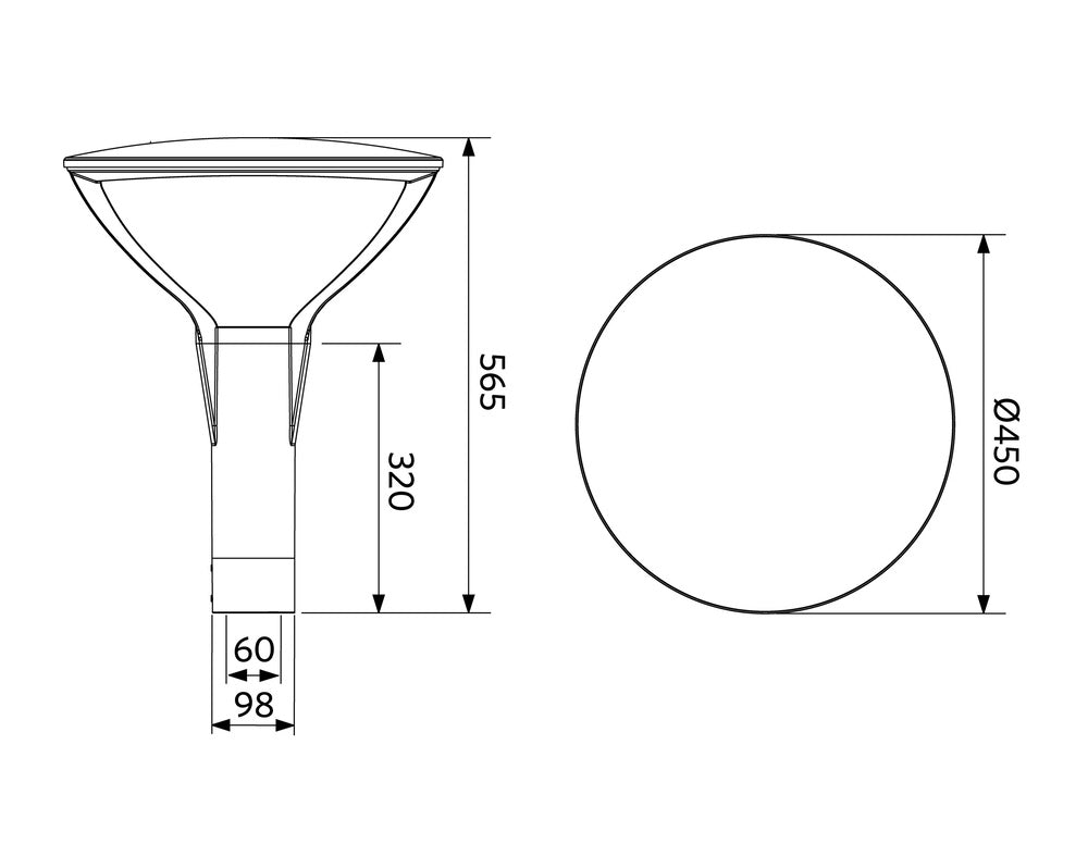 Opple LED Post Top Straßenbeleuchtung - 543016006000