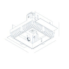 Delta Light MINIGRID IN Mechanical Supply Housing luminaire - 202 71 95 01