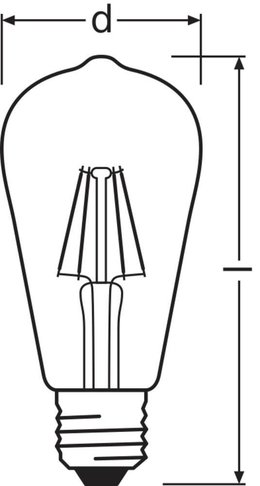 Osram Vintage 1906 LED-Glühbirne - 4052899962095