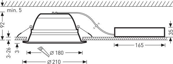 Trilux Downlight/Spotlight/Flutlicht - 6914040