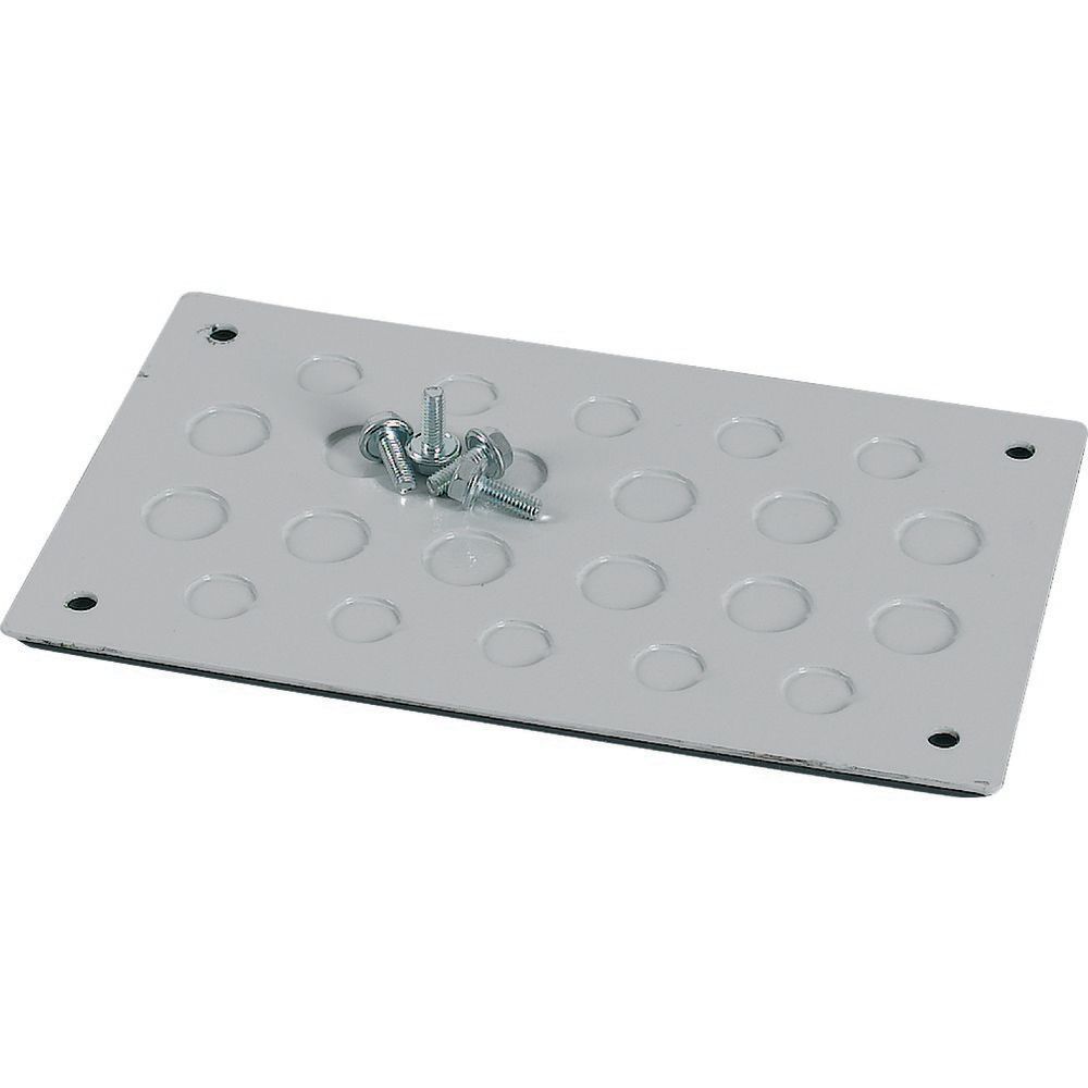 Eaton F3A IP66 Metal Flange Plate 12xM20 10xM16 - 187863