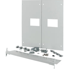 Eaton Frontabdeckung 2xNZM4 3P Festmontage Breite 800mm Grau - 187144
