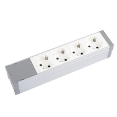 Table Power Socket With 4 Mosaic Outlets 16A 230V IP20 - 073421