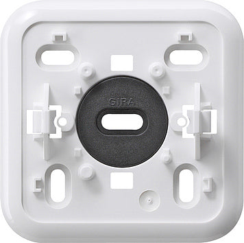 Gira Click-It Einzelmontageplatte Reinweiß - 008111 [5 Stück]