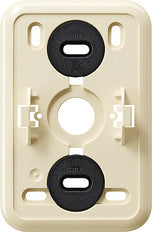 Gira Montageplatte Click-It 2fach Wandsteckdose Cremeweiß - 008210 [5 Stück]