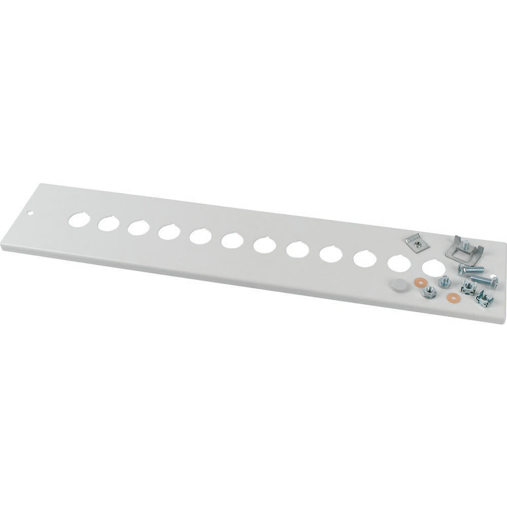 Eaton Frontabdeckung Montagesatz für 12xRMQ 100x600mm Grau - 283931