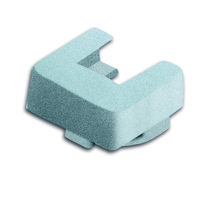 ABB Busch-Jaeger Kabeldurchführung für Montagebox Aluminium Silber - 2CKA001761A1504 [5 Stück]