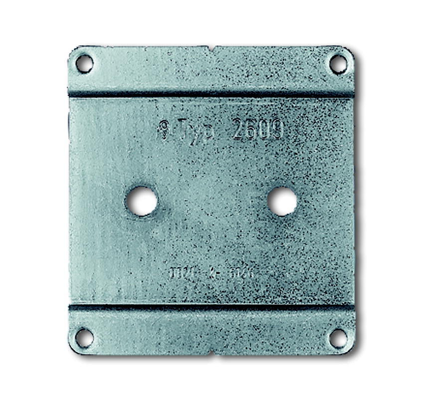 ABB Busch-Jaeger 1V Metall-Montageplatte für Ocean/WS/WD - 2CKA001716A0042