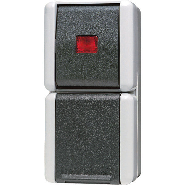 Jung Combination Switch WG800 With Control Lamp - 876KOW