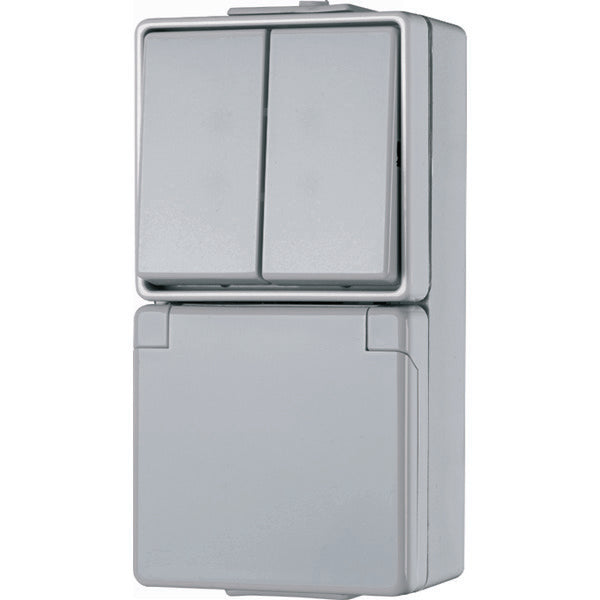 Jung WG600 Kombischalter mit Steckdose - 675W
