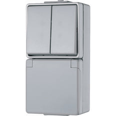 Jung WG600 Kombischalter mit Steckdose - 675W