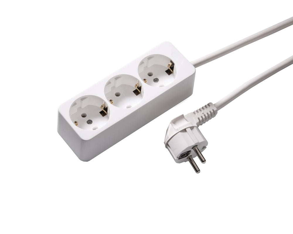 Martin Kaiser 3-Wege Desktop-Steckdosenleiste Mit 1,5m Kabel - 538ZL/15W/KWS