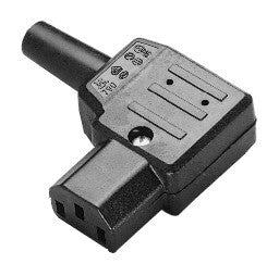 Ratio Electric C13-Winkelbuchse 10A Schwarz - 70451 [2 Stück]