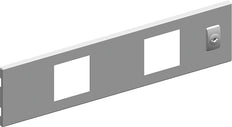 ABB Fachtür für Einbaumessgeräte 96x96 RAL7035 Höhe 150mm RT1506 - 2CPX066447R9999